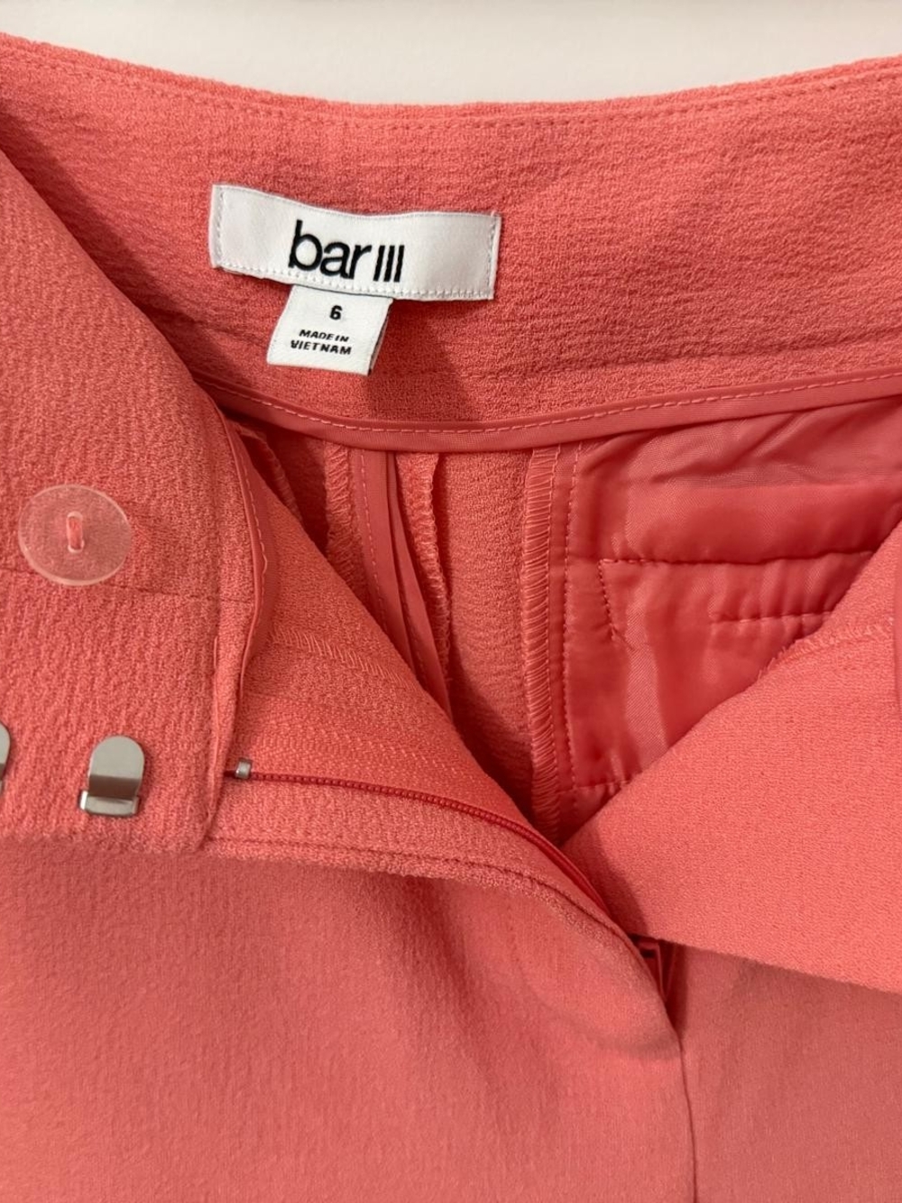 Bar III Coral-Pink Tailored Blazer